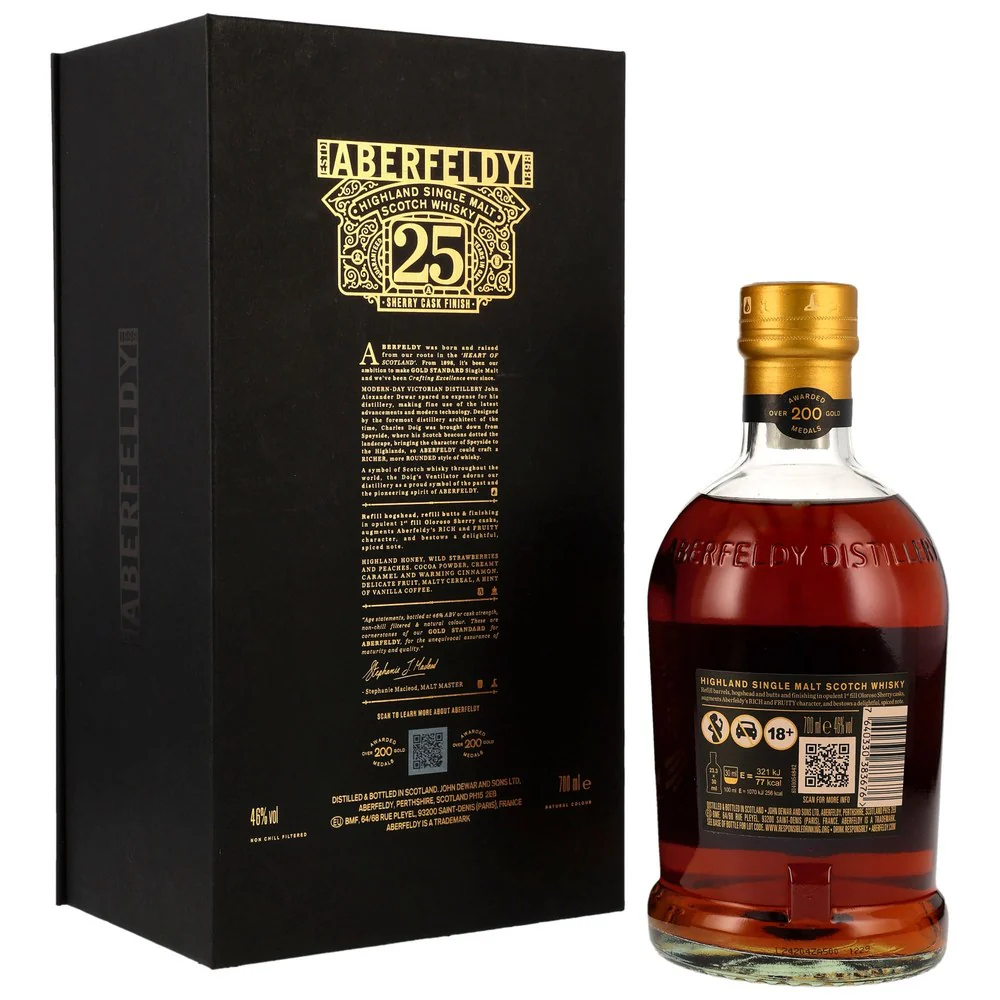 Aberfeldy 25 Jahre Oloroso Sherry Cask Finish 46,0% 0,7l - Image 2