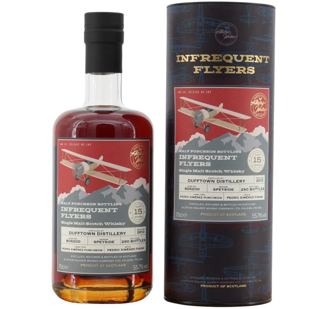 Dufftown 15 Jahre 2010/2025 Pedro Ximenez Sherry Finish Infrequent Flyers 55,7% 0,7l