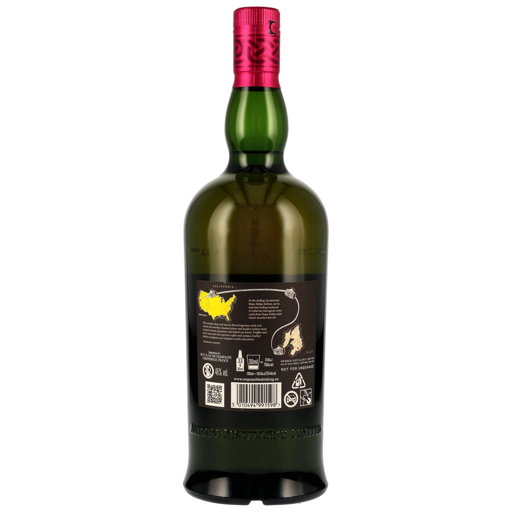 Ardbeg Smoketrails Nappa Valley Red Wine Edition 46% 1l - Image 2