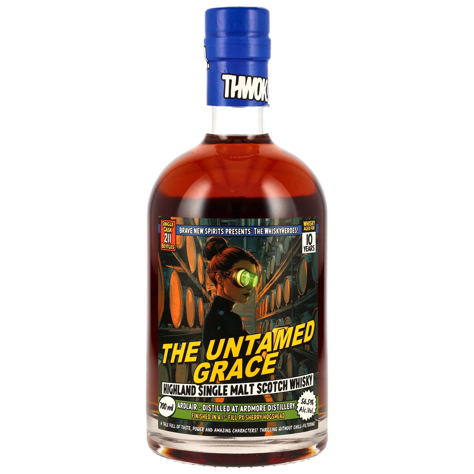 Ardlair 10 Jahre Whisky Heroes The Untamed Grace - Brave New Spirits 56,5% 0,7l