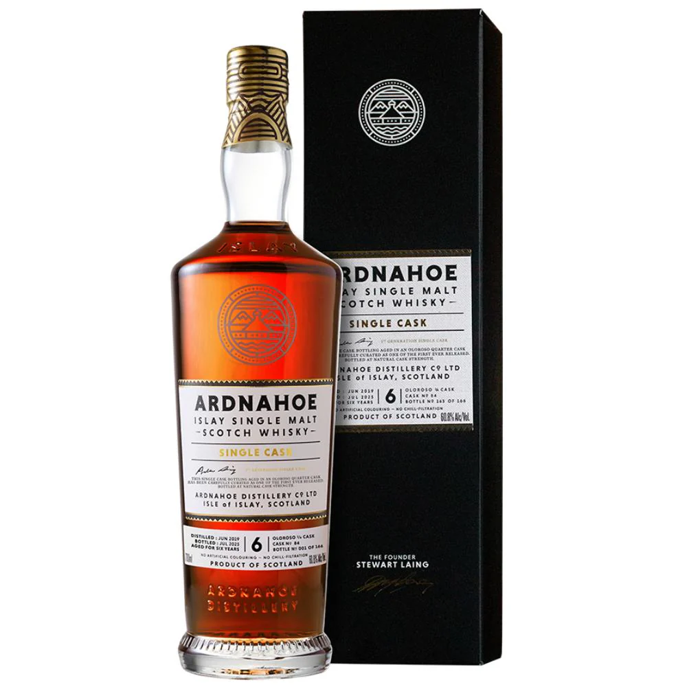 Ardnahoe 2019/2025 6 Jahre Oloroso Sherry Quarter Cask #84 60,8% 0,7l