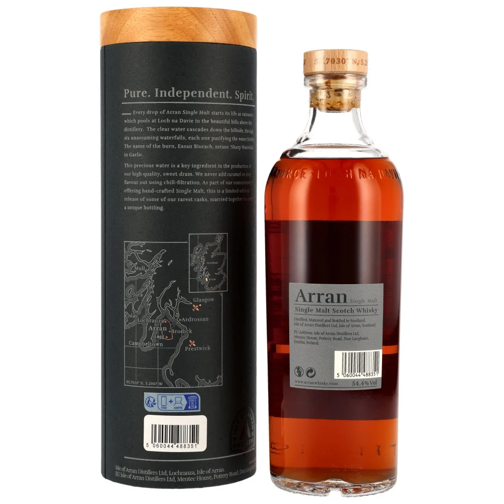 Arran 15 Jahre Rare Batch Peated Sherry Butts 54,4% 0,7l - Image 2