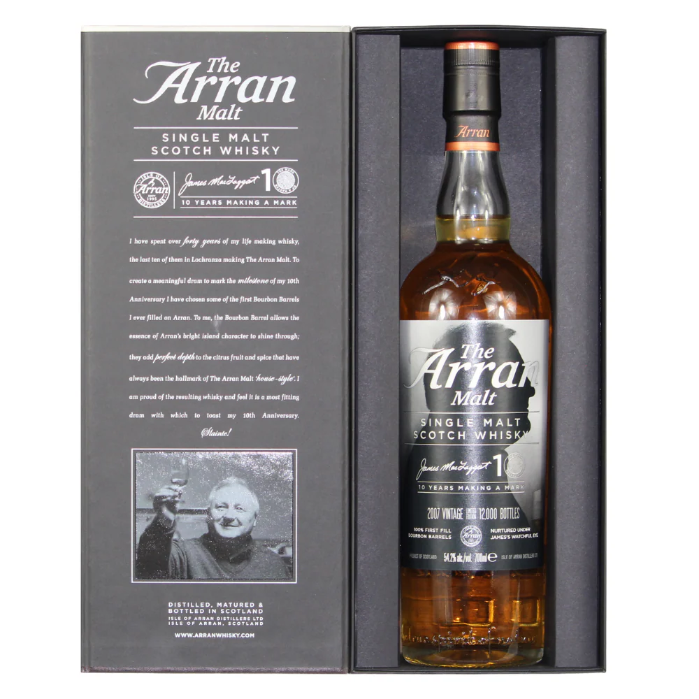 Arran - The Arran Malt Master of Distilling James MacTaggart 54,2% 0,7l