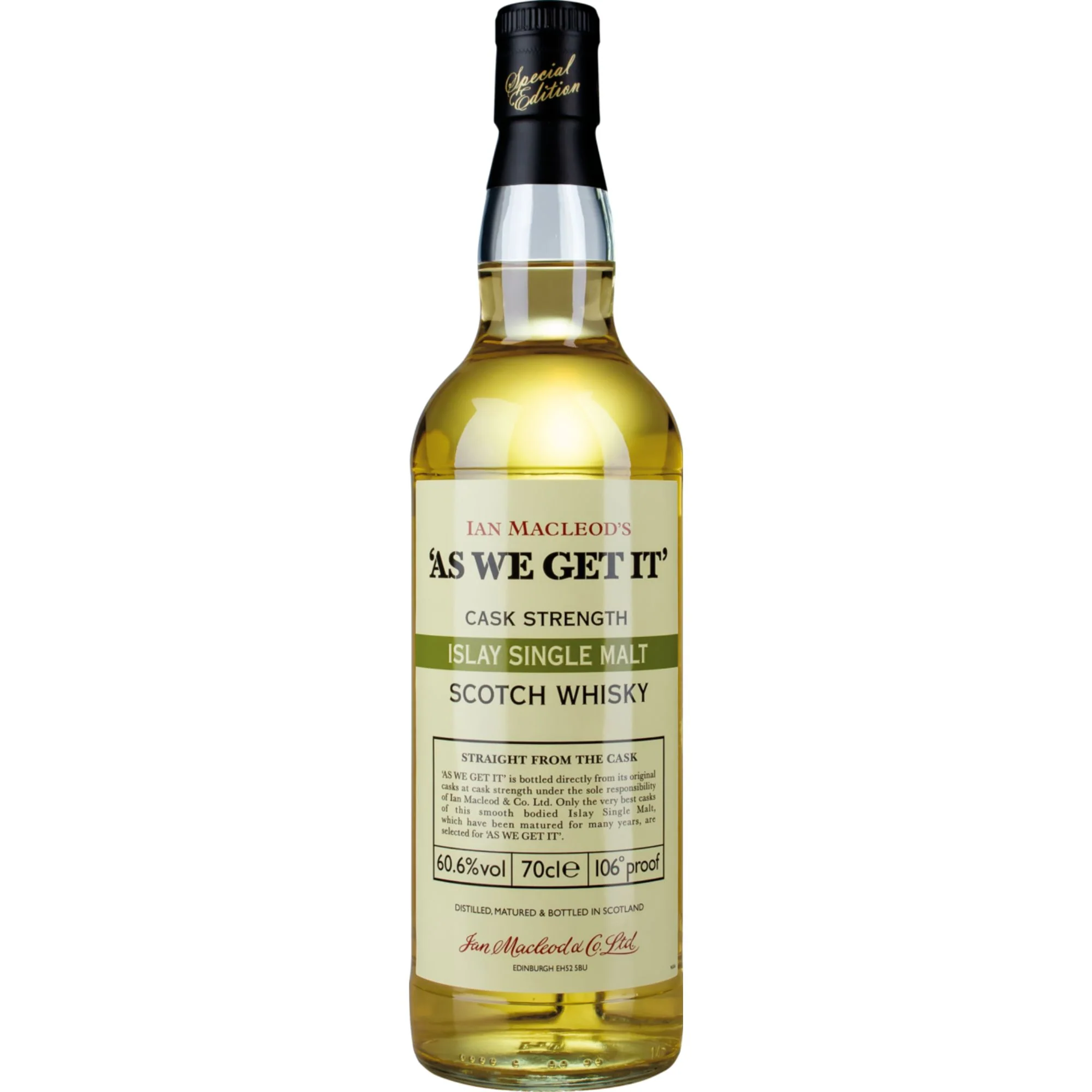 As we get it! Ian Mcleod Islay 61,2% 0,7l