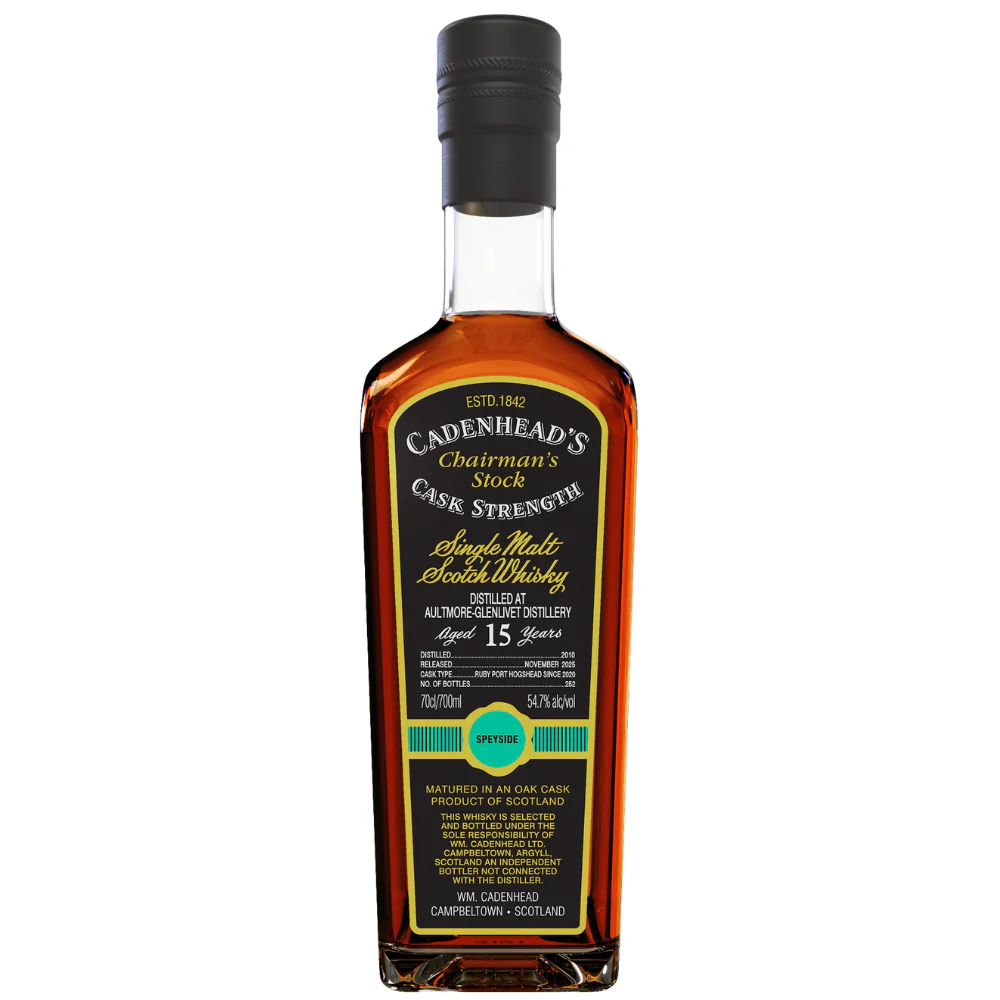 Aultmore-Glenlivet 15 Jahre 2010/2025 Cadenhead's Chairman's Stock 54,7% 0,7l