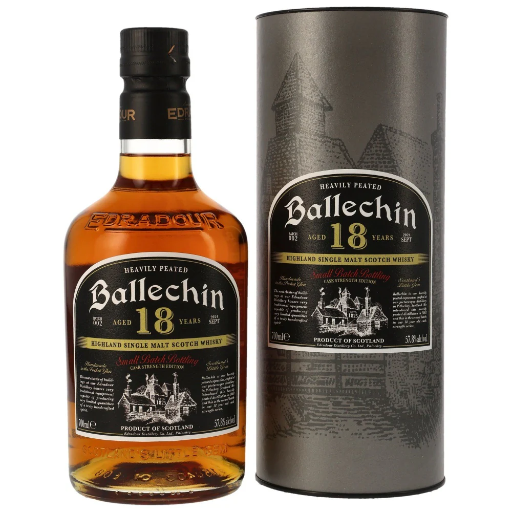 Ballechin 18 Jahre Cask Strength Batch 2 57,8% 0,7l