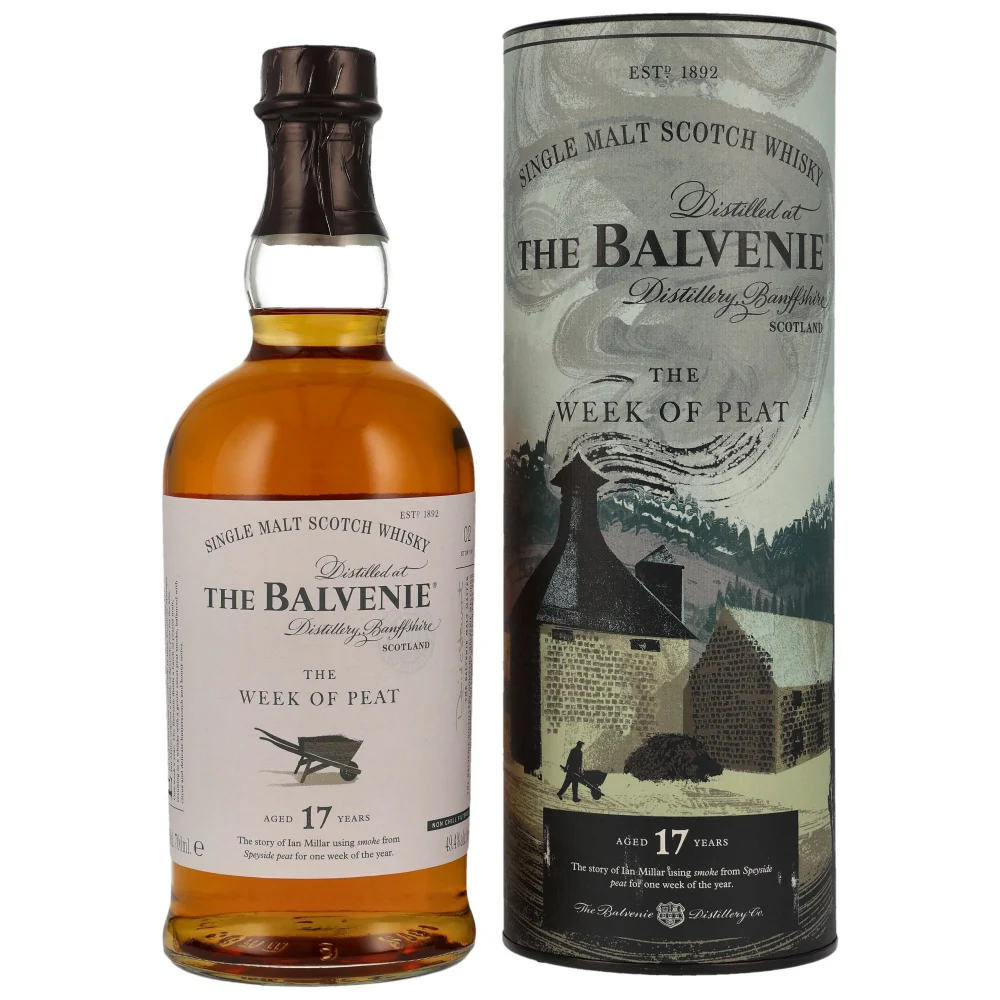 Balvenie 17 Jahre The Week of Peat 49,4% 0,7l