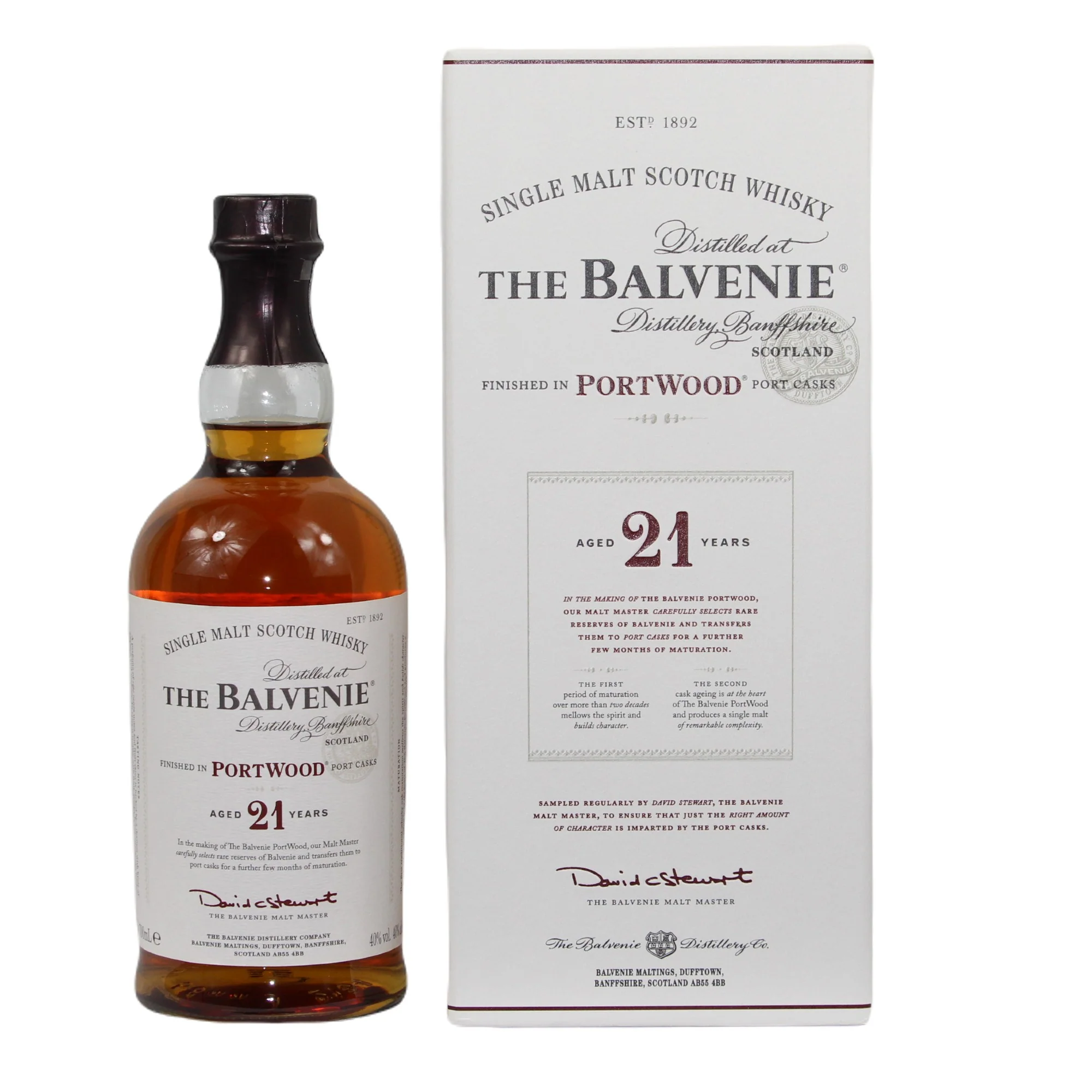 Balvenie 21 Jahre Portwood Finish (Bottled 2015) 40% 0,7l