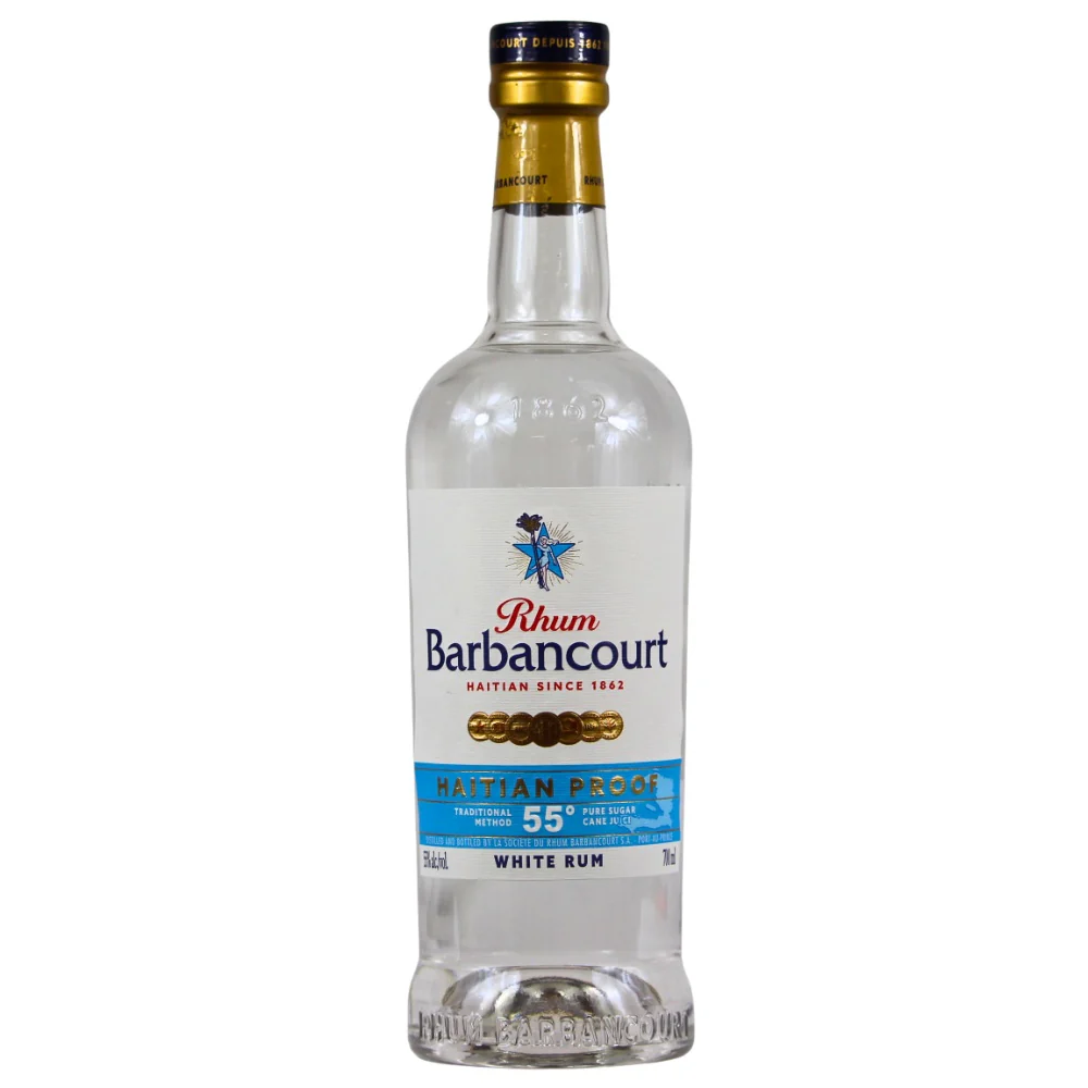 Barbancourt Haitian Proof White Rum 55% 0,7l
