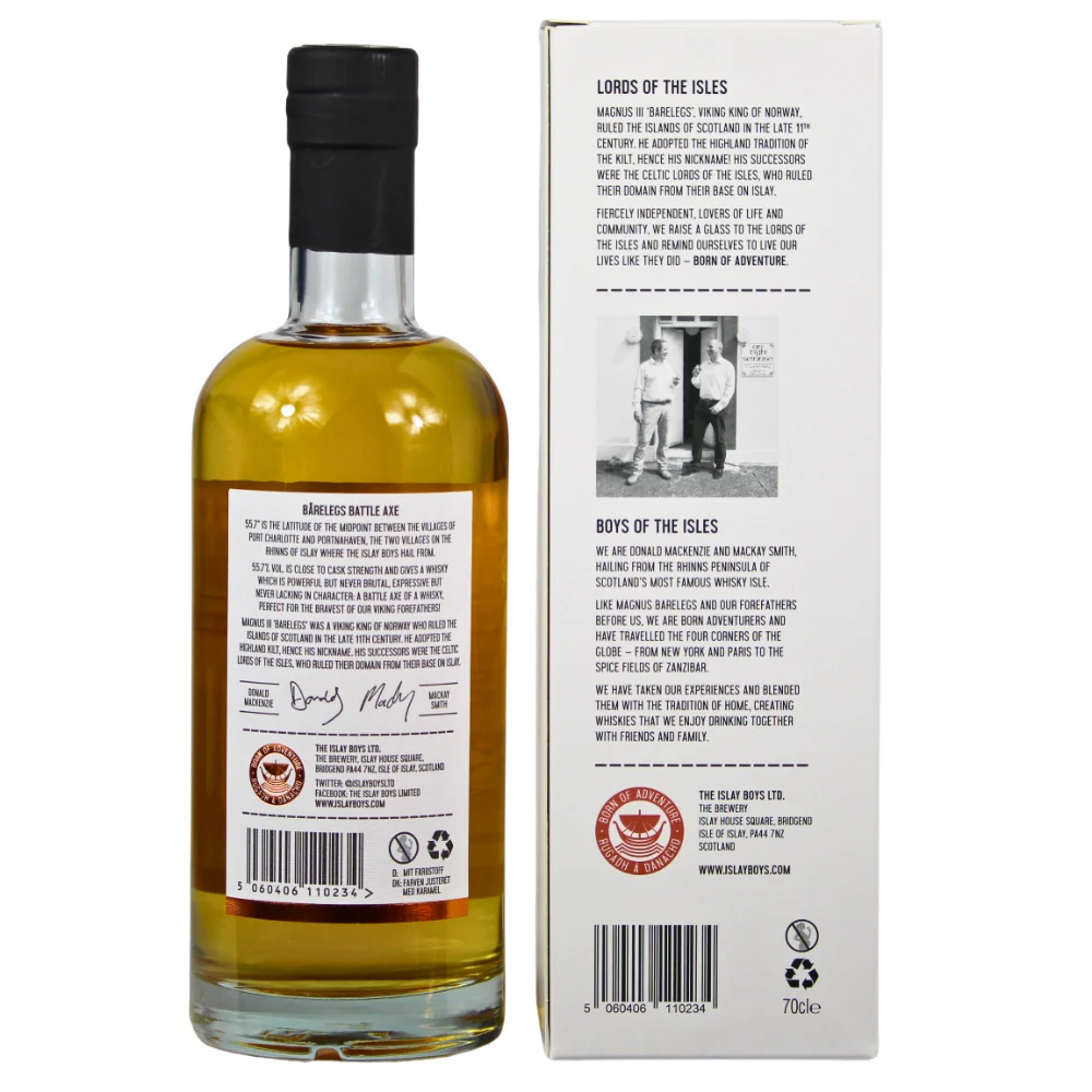 Bårelegs Battle Axe Islay Single Malt Whisky 55,7% 0,7l - Image 2