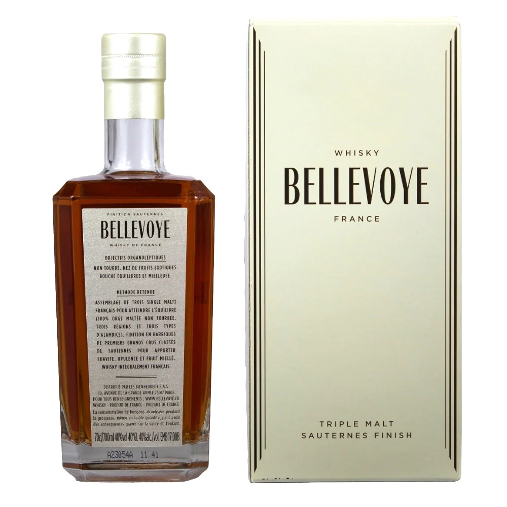 Bellevoye White Sauternes Whisky 40% 0,7l - Image 2