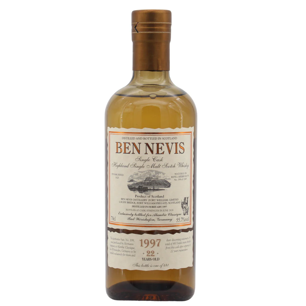 Ben Nevis 22 Jahre 1997/2019 Sherry Single Cask #199 for Alambic Classique 55,7% 0,7l