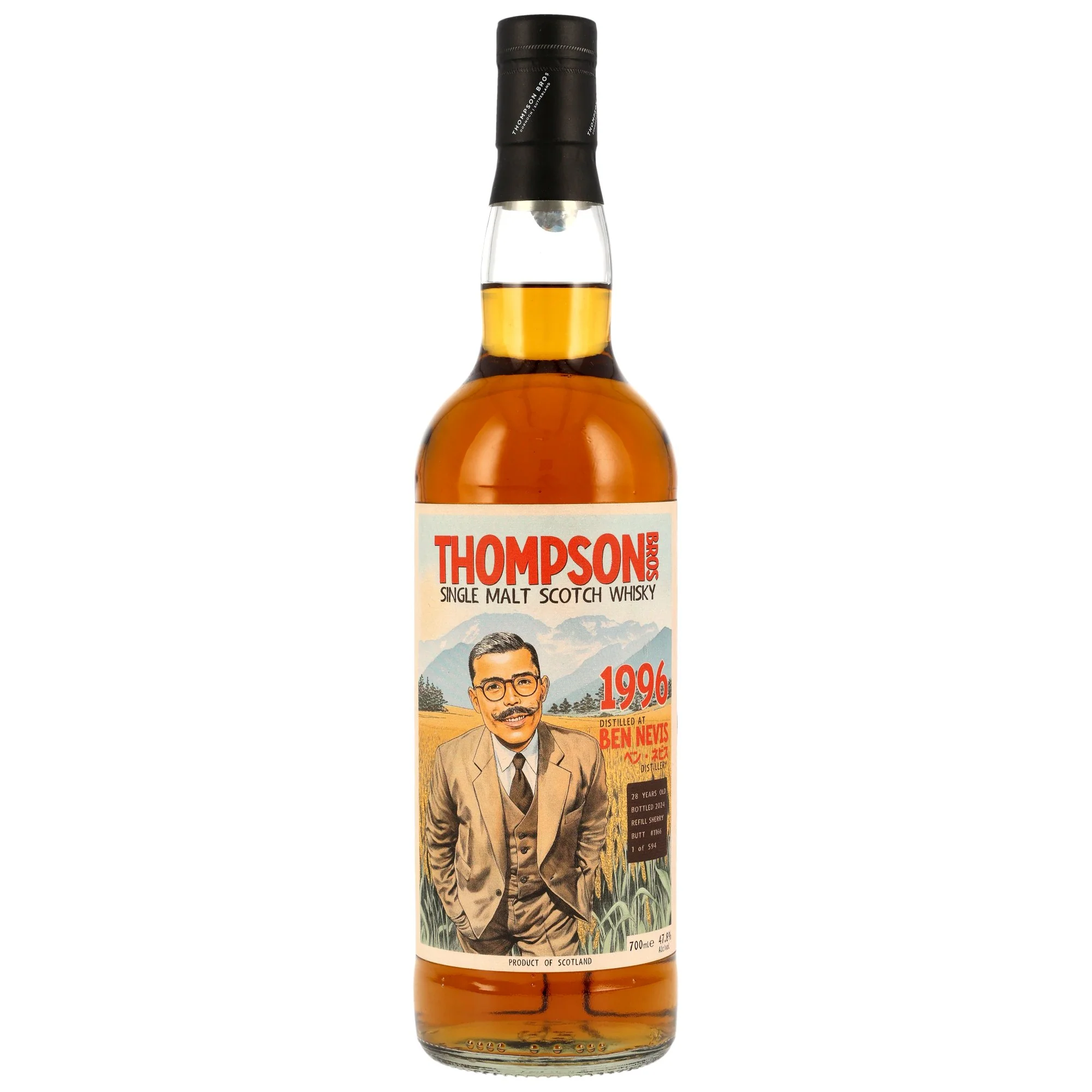 Ben Nevis 28 Jahre 1996/2024 Thompson Bros. #1166 47,8% 0,7l
