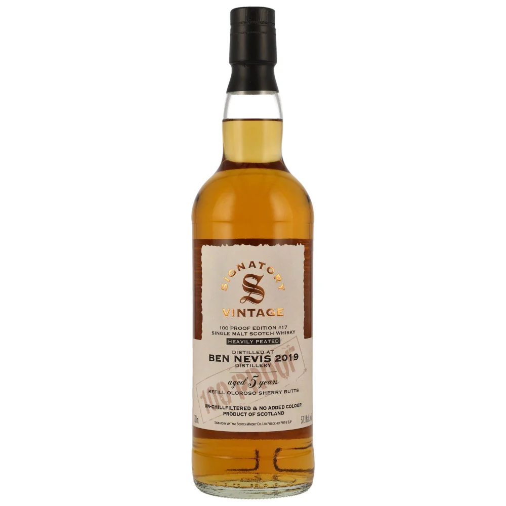 Ben Nevis 5 Jahre Heavily Peated 100 Proof Collection #17 57,1% 0,7l