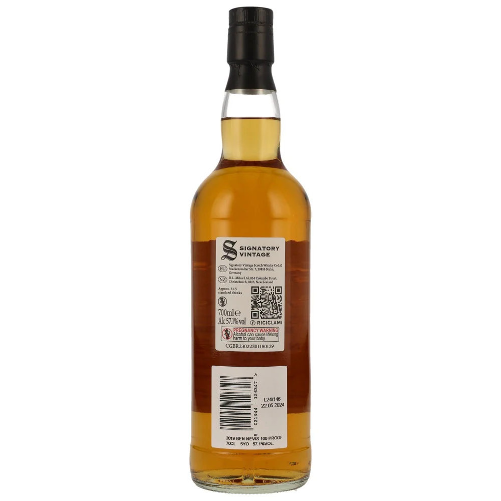 Ben Nevis 5 Jahre Heavily Peated 100 Proof Collection #17 57,1% 0,7l - Image 2