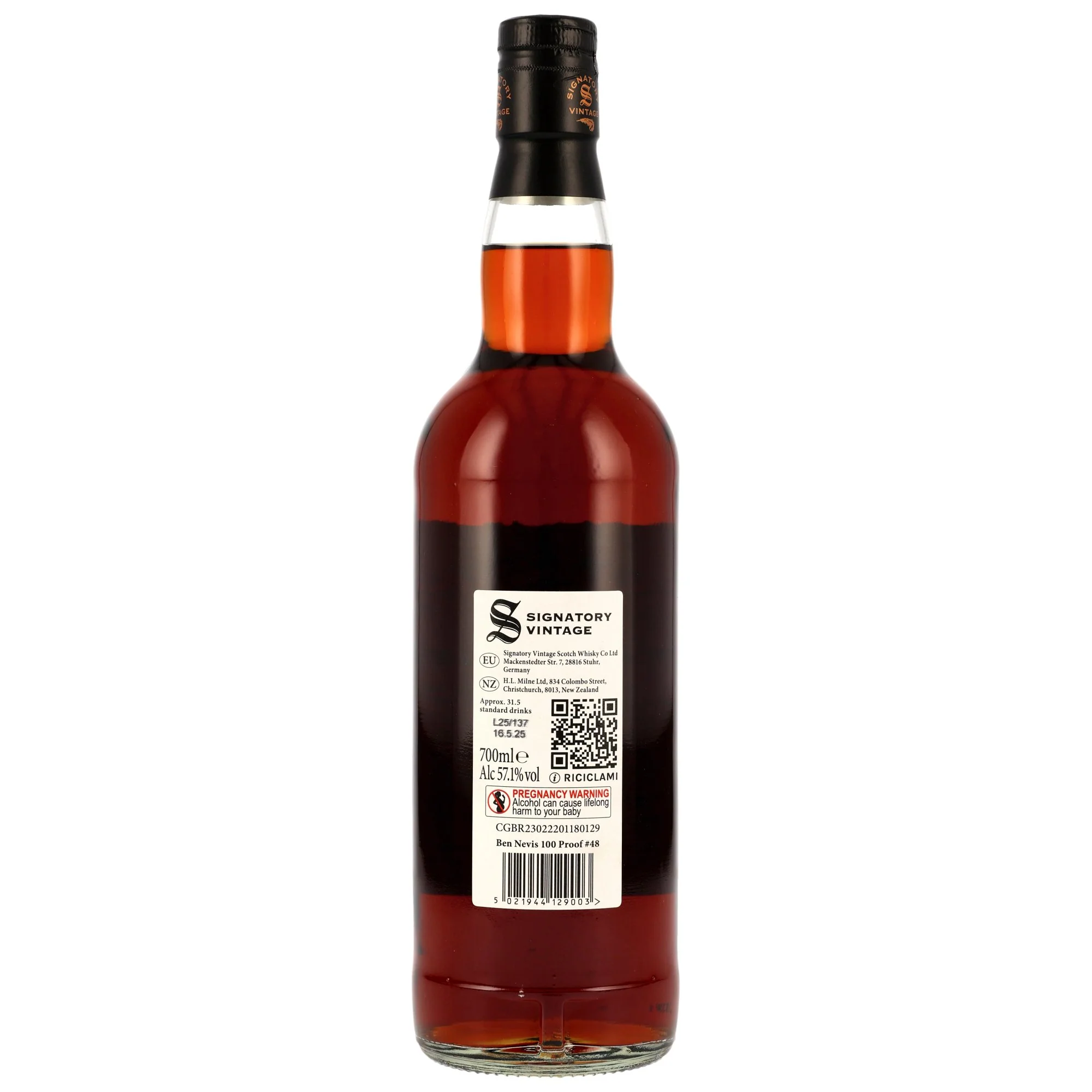 Ben Nevis 9 Jahre 2015/2025 Oloroso Sherry Butts SV 100 Proof Edition #48 57,1% 0,7l - Image 2
