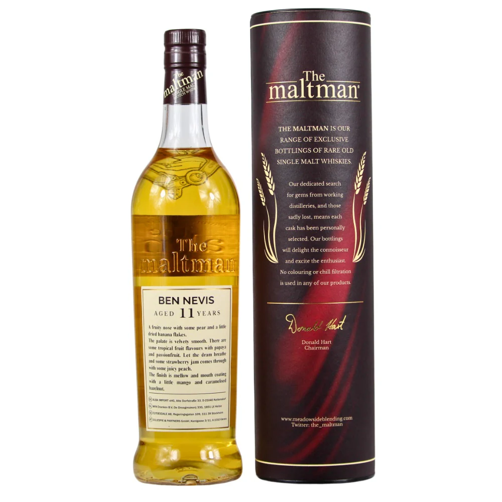 Ben Nevis 11 Jahre The Maltman Bourbon Barrel #37 52,7% 0,7l - Image 2