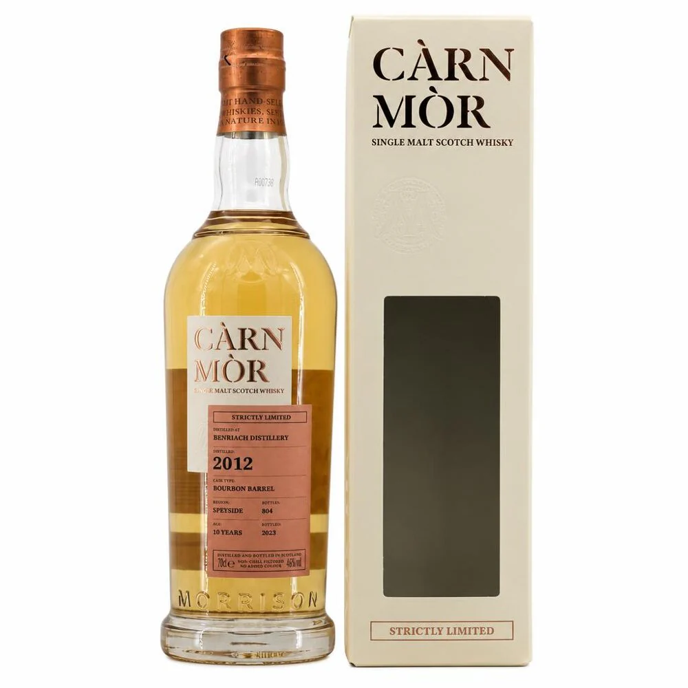 Benriach 10 Jahre 2012/2023 Carn Mor Bourbon Barrel 47,5% 0,7l