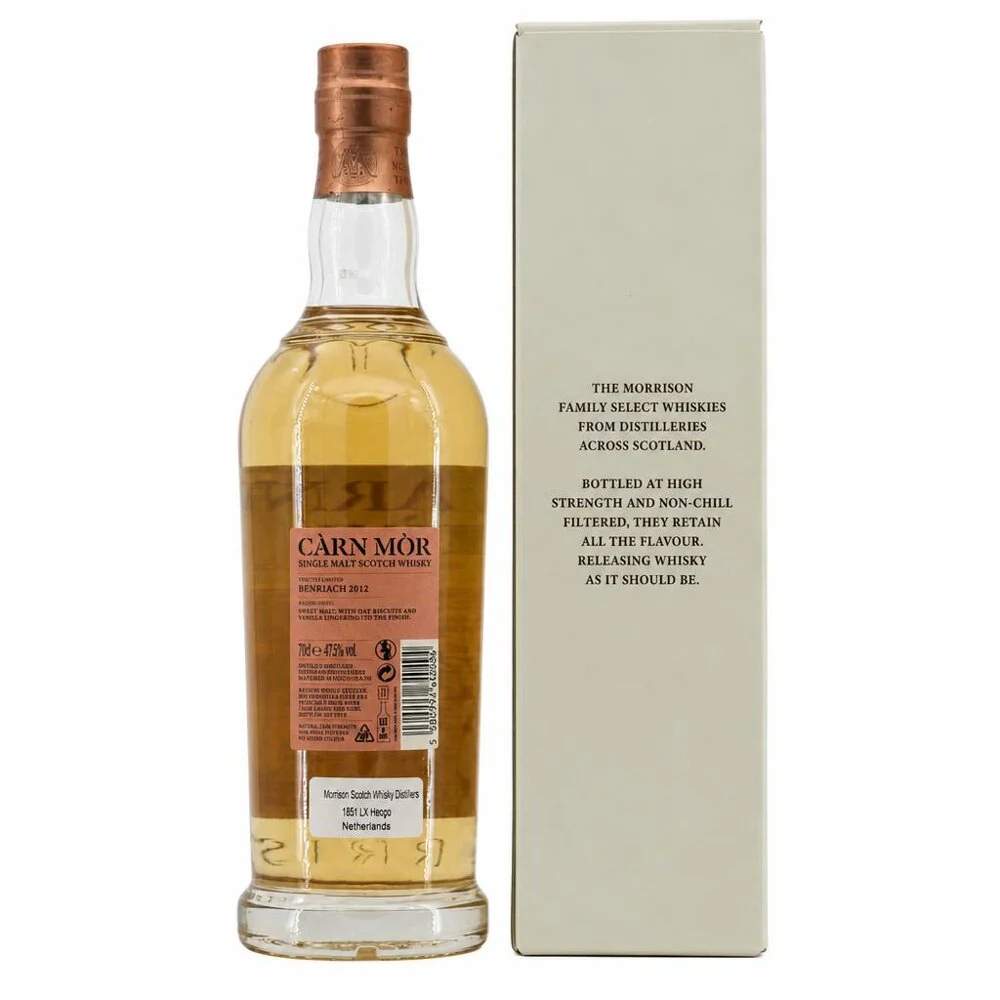 Benriach 10 Jahre 2012/2023 Carn Mor Bourbon Barrel 47,5% 0,7l - Image 2