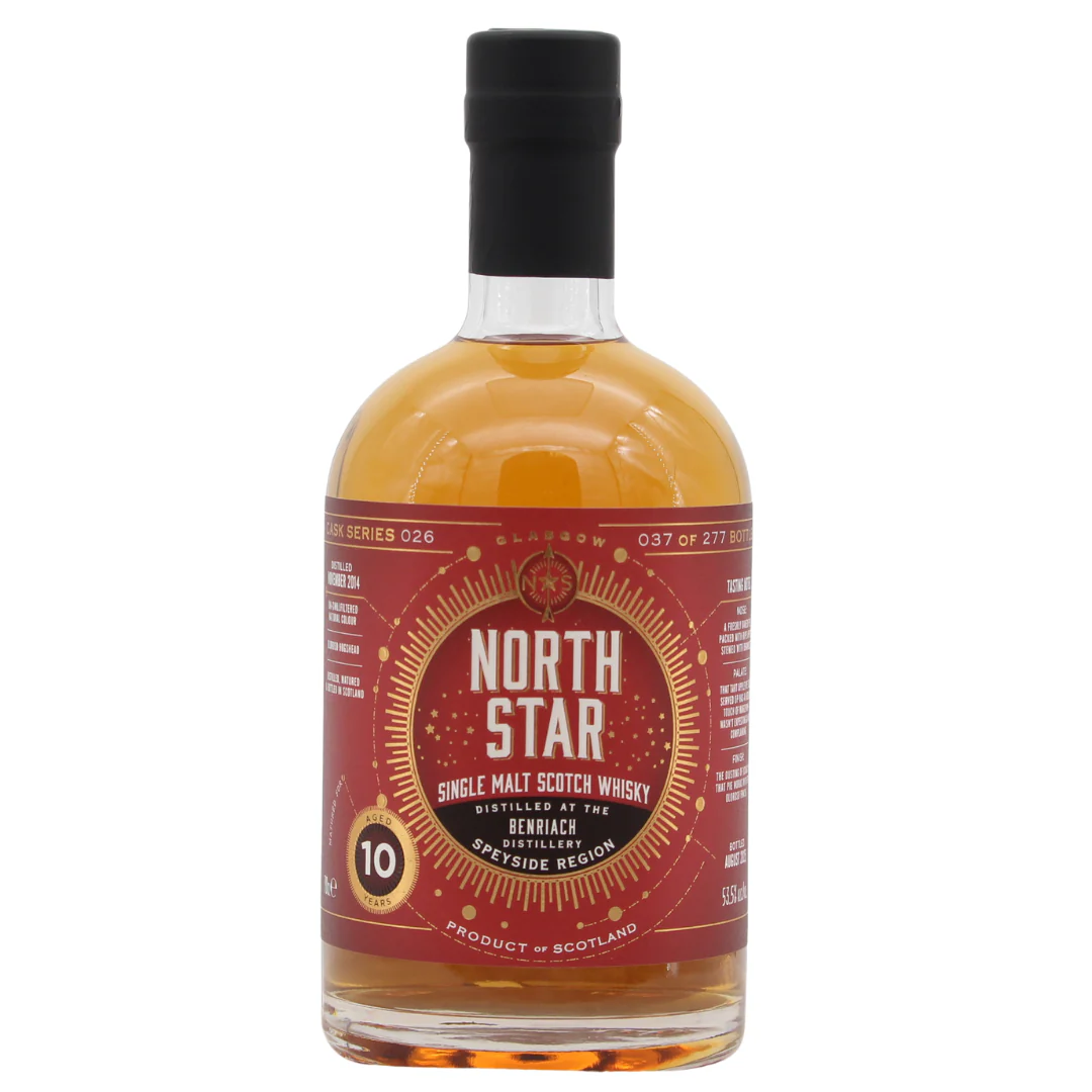 Benriach 10 Jahre 2014/2025 Cask Series 026 North Star Spirits 53,5% 0,7l