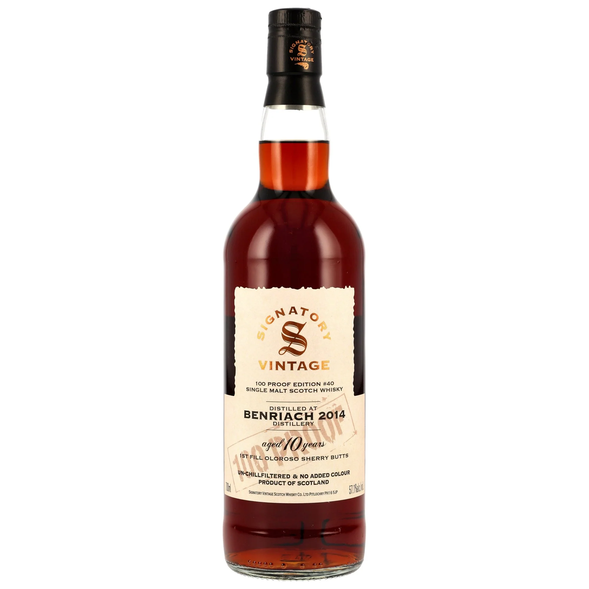 Benriach 10 Jahre 2014/2025 SV 100 Proof Edition #40 57,1% 0,7