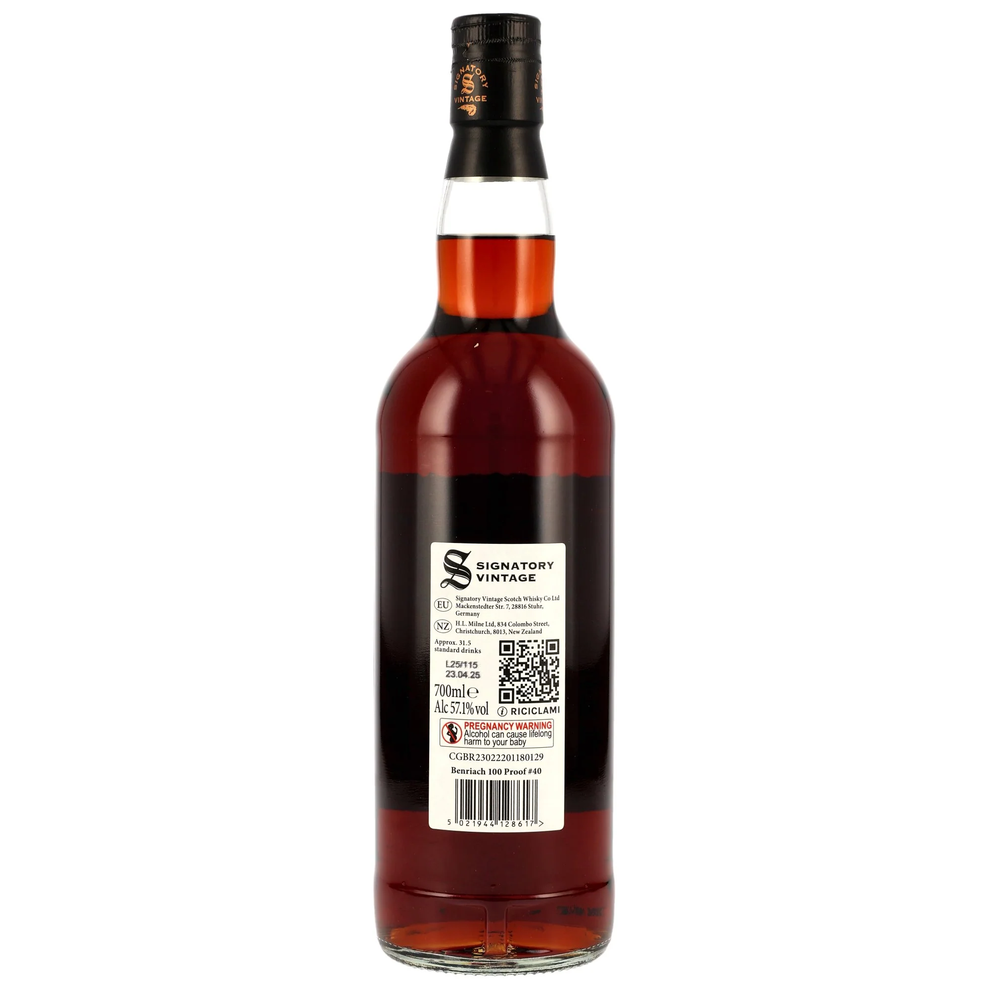 Benriach 10 Jahre 2014/2025 SV 100 Proof Edition #40 57,1% 0,7 - Image 2