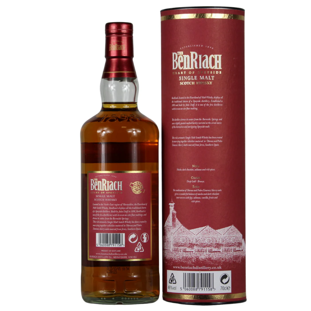 Benriach 12 Jahre Sherry Wood Bottled 2015 46% 0,7l - Image 2
