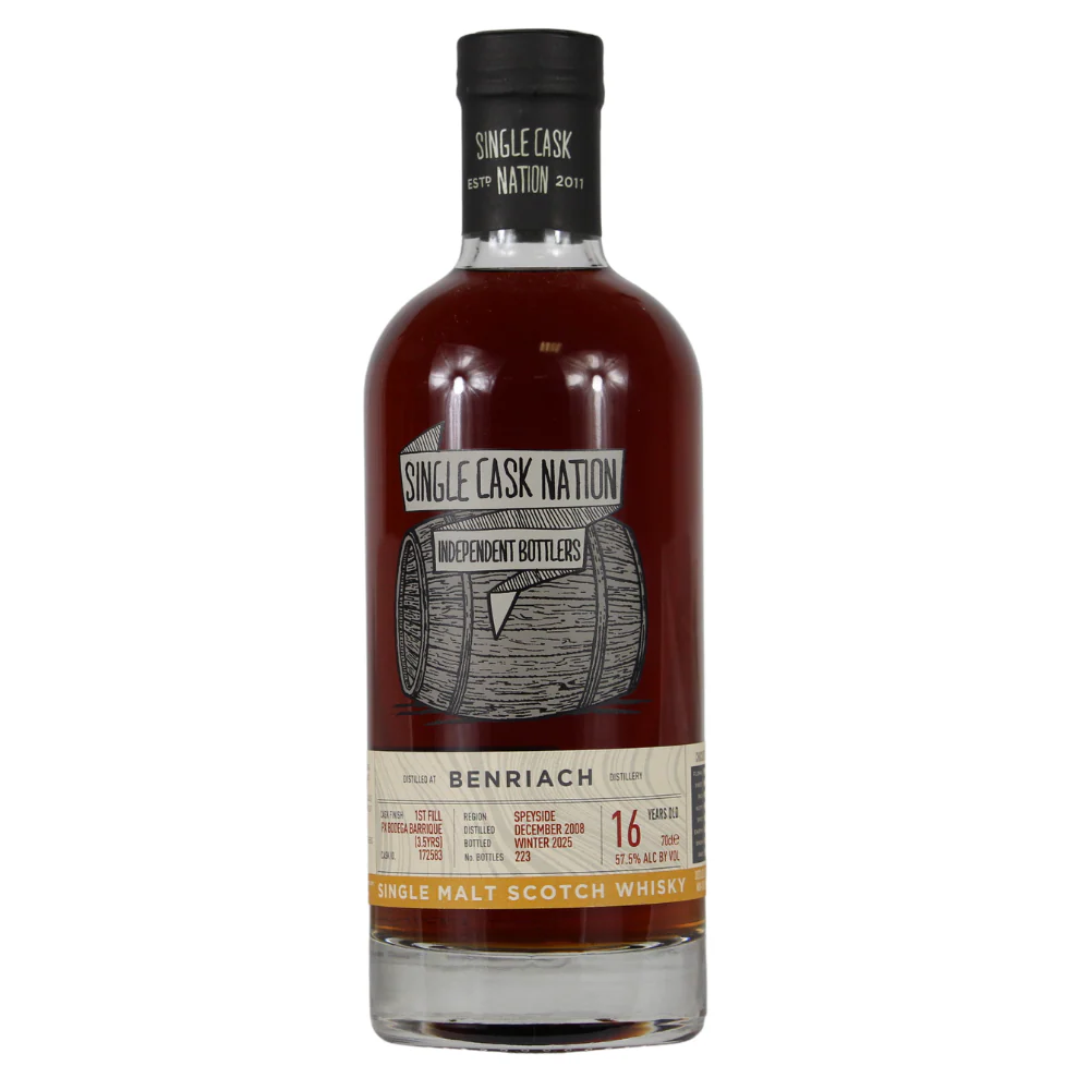 BenRiach 16 Jahre 1st Fill PX Single Cask Nation 57,5% 0,7l