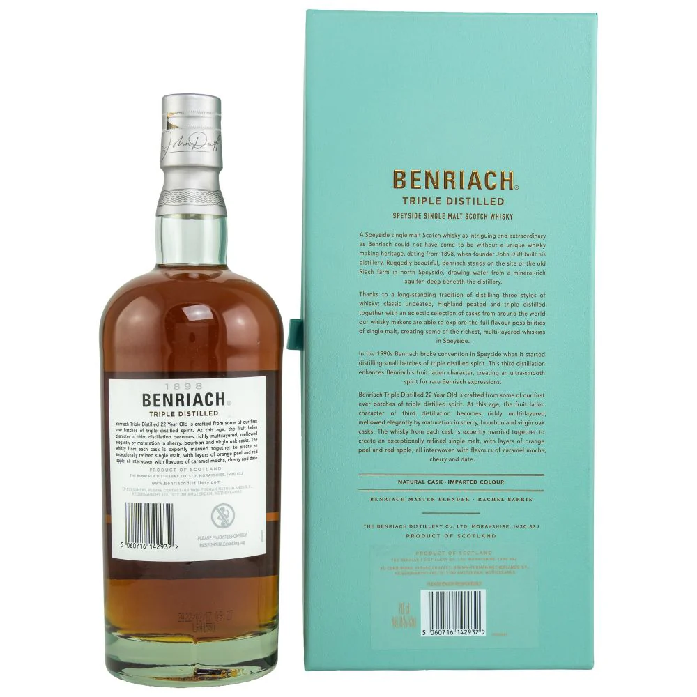 Benriach 22 Jahre Three Cask Matured 46,8% 0,7l - Image 3