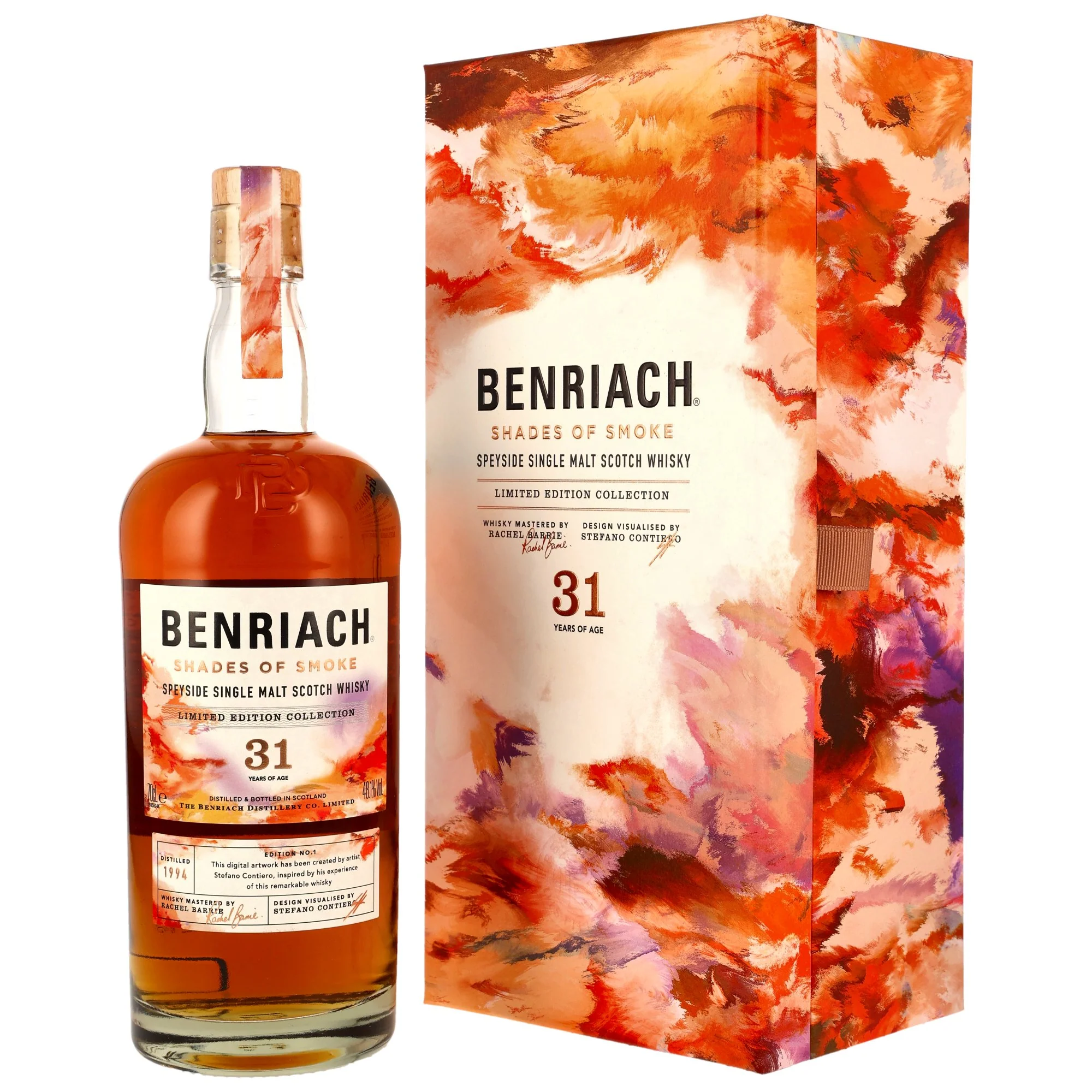 Benriach 31 Jahre 1994/2025 Shades of Smoke Edition No. 1 48,1% 0,7l