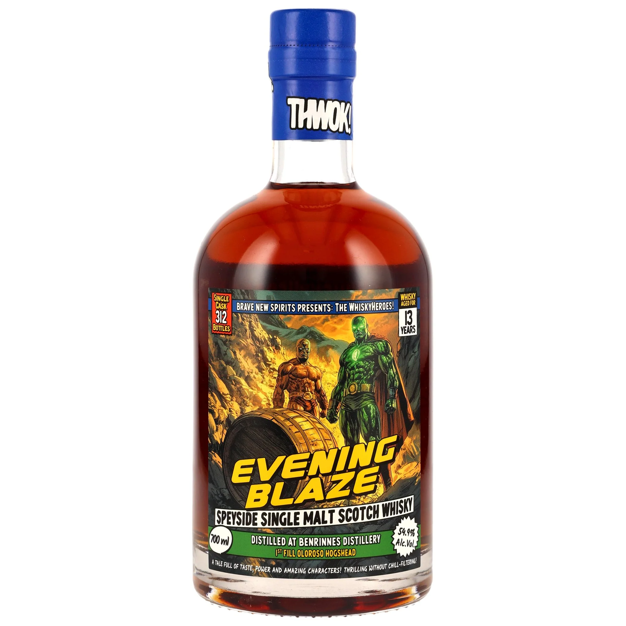 Benrinnes 13 Jahre Whisky Heroes Evening Blaze - Brave New Spirits 54,9% 0,7l