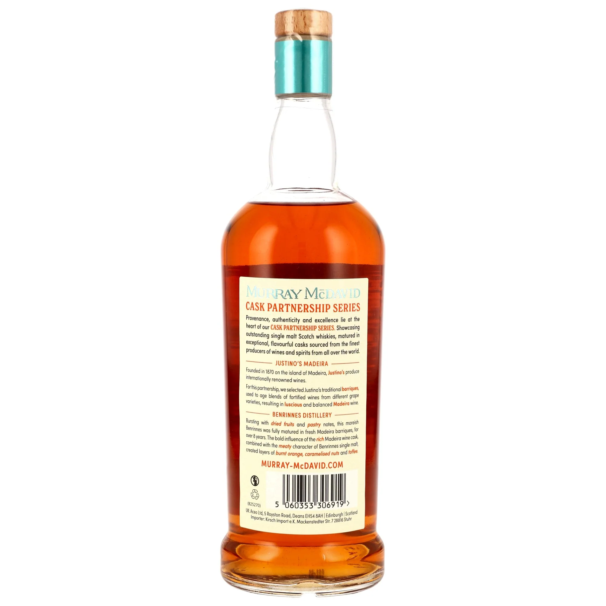 Benrinnes 8 Jahre 2016/2025 Madeira-Cask Partnership Murray McDavid 55,7% 0,7l - Image 2