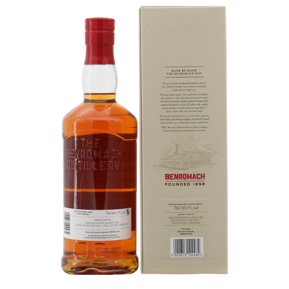Benromach 12 Jahre 2012/2025 1st Fill Bordeaux Wine Cask #627 60,1% 0,7l - Image 2