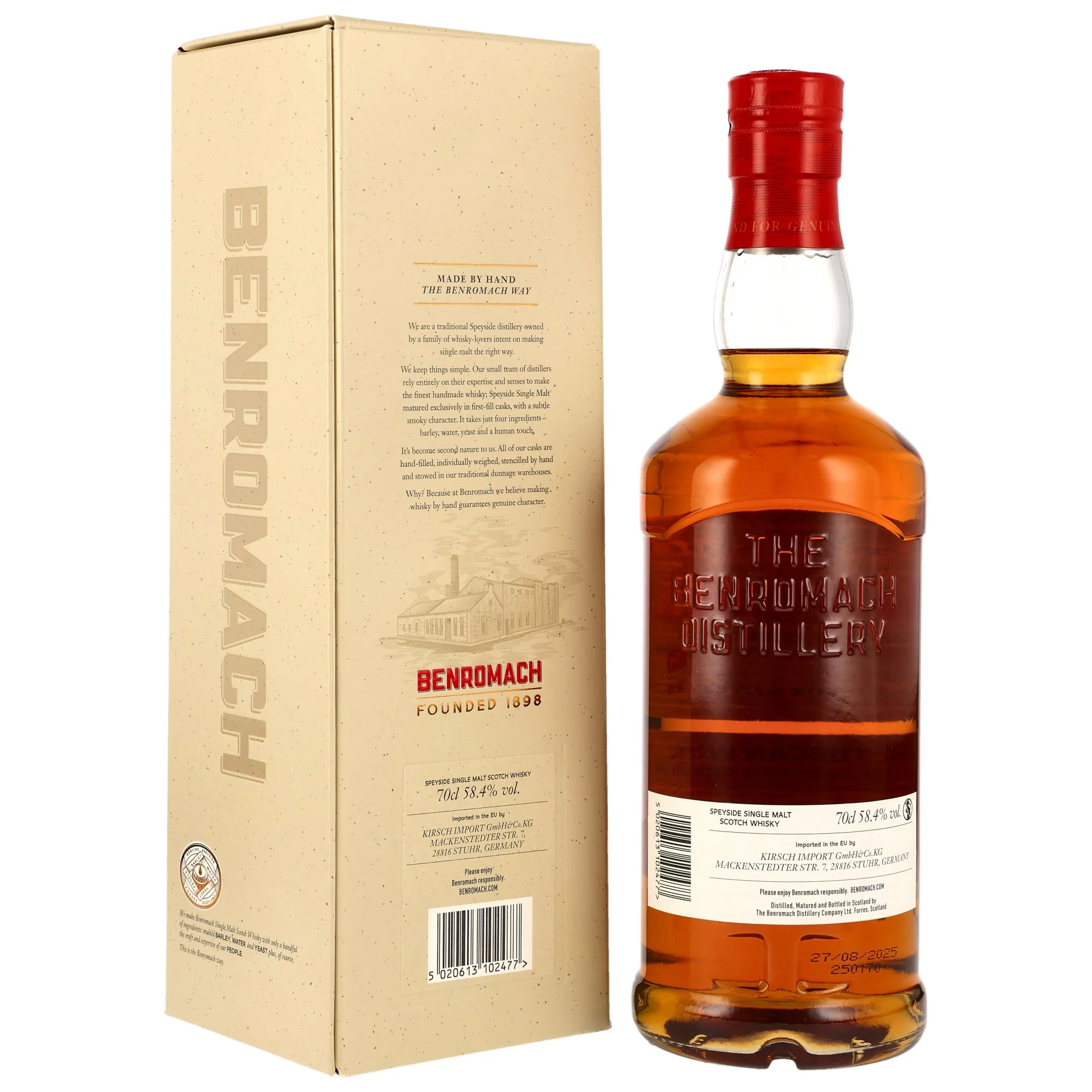 Benromach 16 Jahre 2009/2025 1st Fill Sassicaia Wine Cask #584 58,4% 0,7l - Image 2