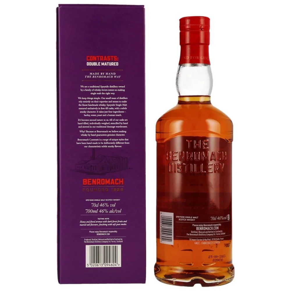 Benromach 2011/2023 Double Matured Bordeaux Wine Cask 46% 0,7l - Image 2