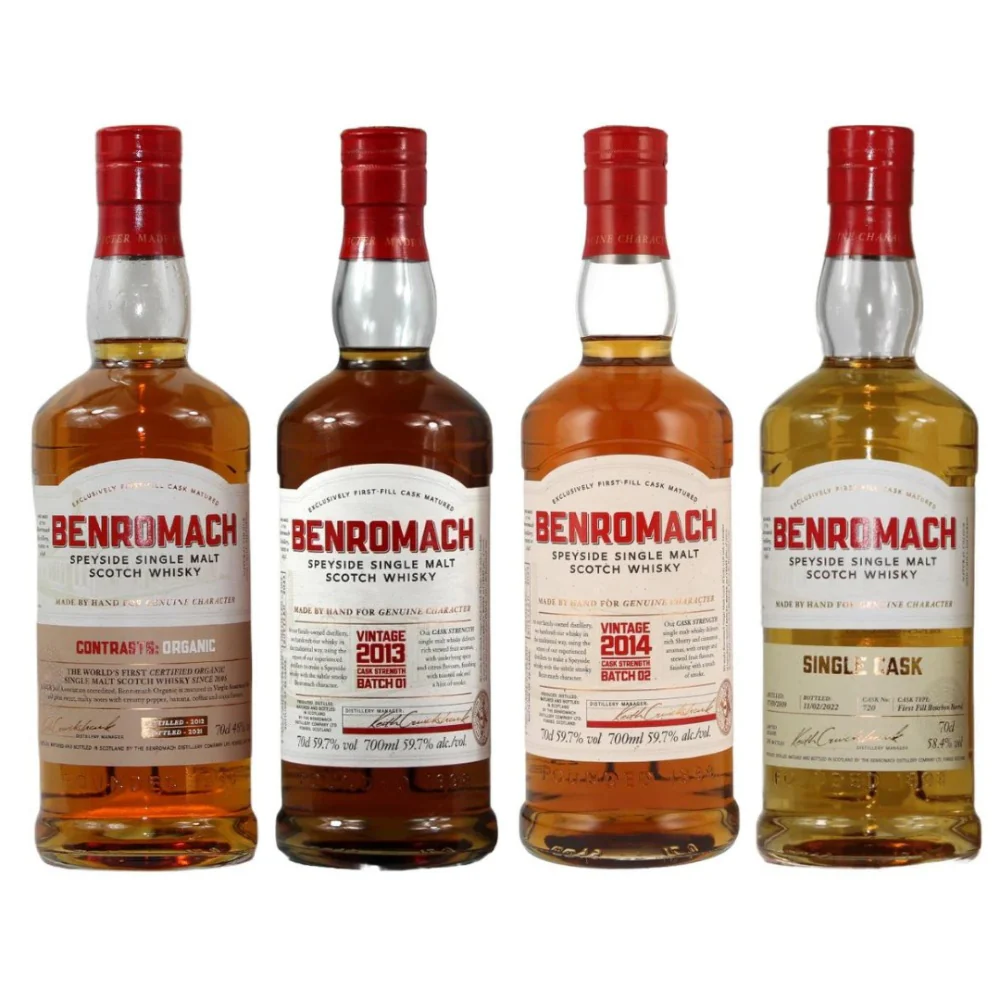 Benromach Sampleset ~56% 4x4cl