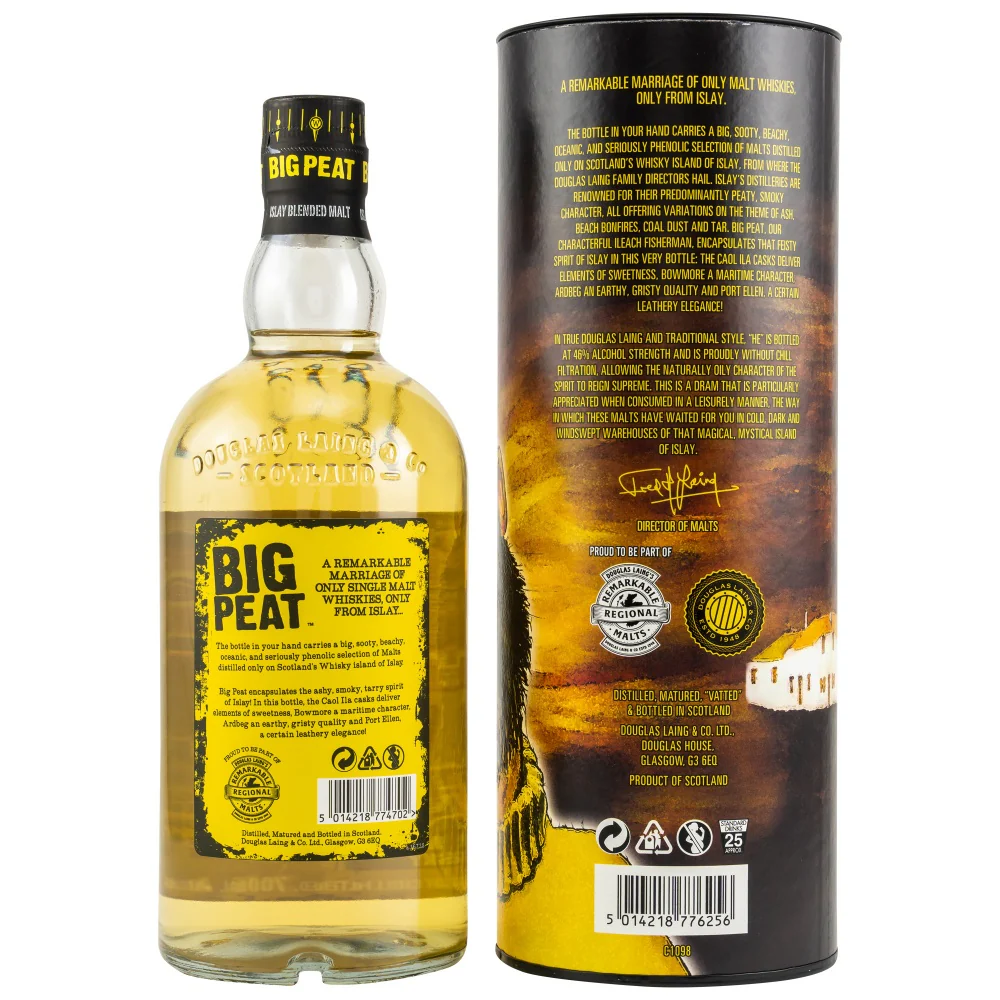 Big Peat Small Batch Islay Blended Malt Whisky 46% 0,7l - Image 2