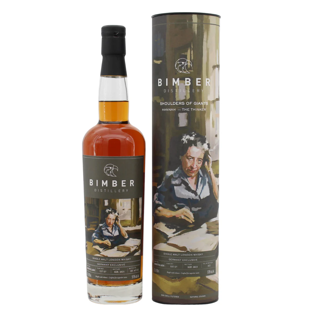 Bimber Shoulders of Giants 2025 Hannah Amontillado Cask #537/37 57,8% 0,7l