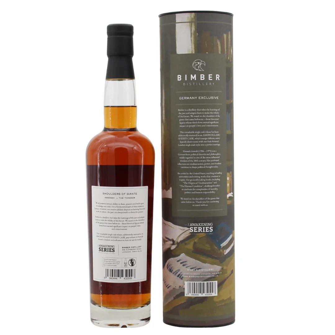 Bimber Shoulders of Giants 2025 Hannah Amontillado Cask #537/37 57,8% 0,7l - Image 2
