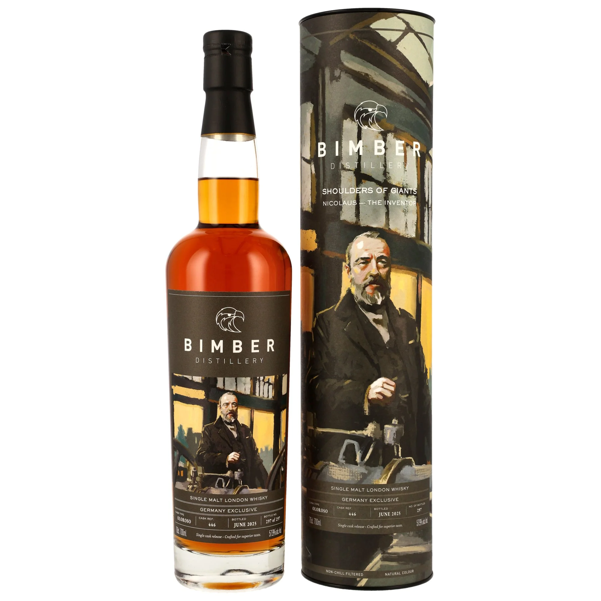Bimber Shoulders of Giants 2025 Nicolaus Oloroso Sherry Cask #446 57,9% 0,7l