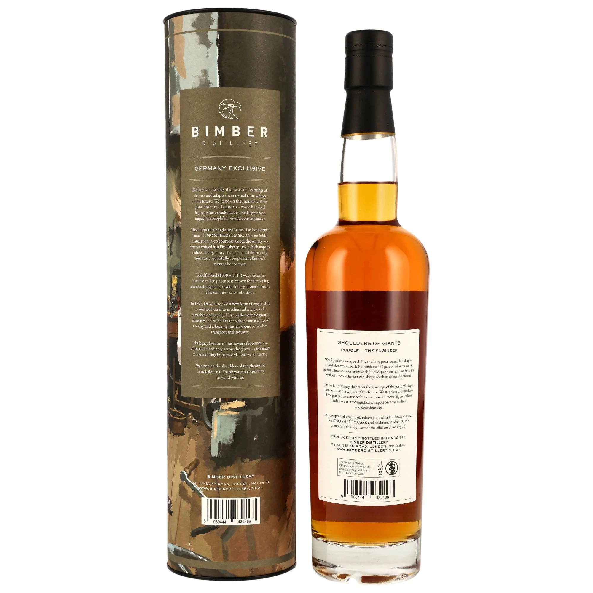 Bimber Shoulders of Giants 2025 Rudolf Fino Sherry Cask #540/39 57,6% 0,7l - Image 2