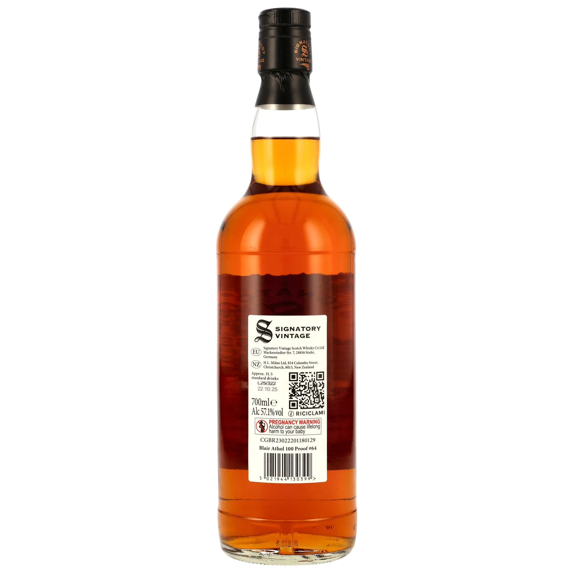 Blair Athol 11 Jahre 2014/2025  Oloroso Sherry Butts SV 100 Proof Edition #64 57,1% 0,7l - Image 2