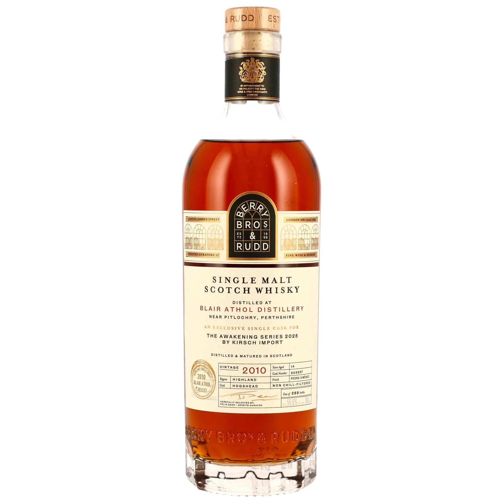 Blair Athol 14 Jahre 2010/2025  PX Cask Finish #303337 Berry Bros & Rudd  55,6% 0,7l