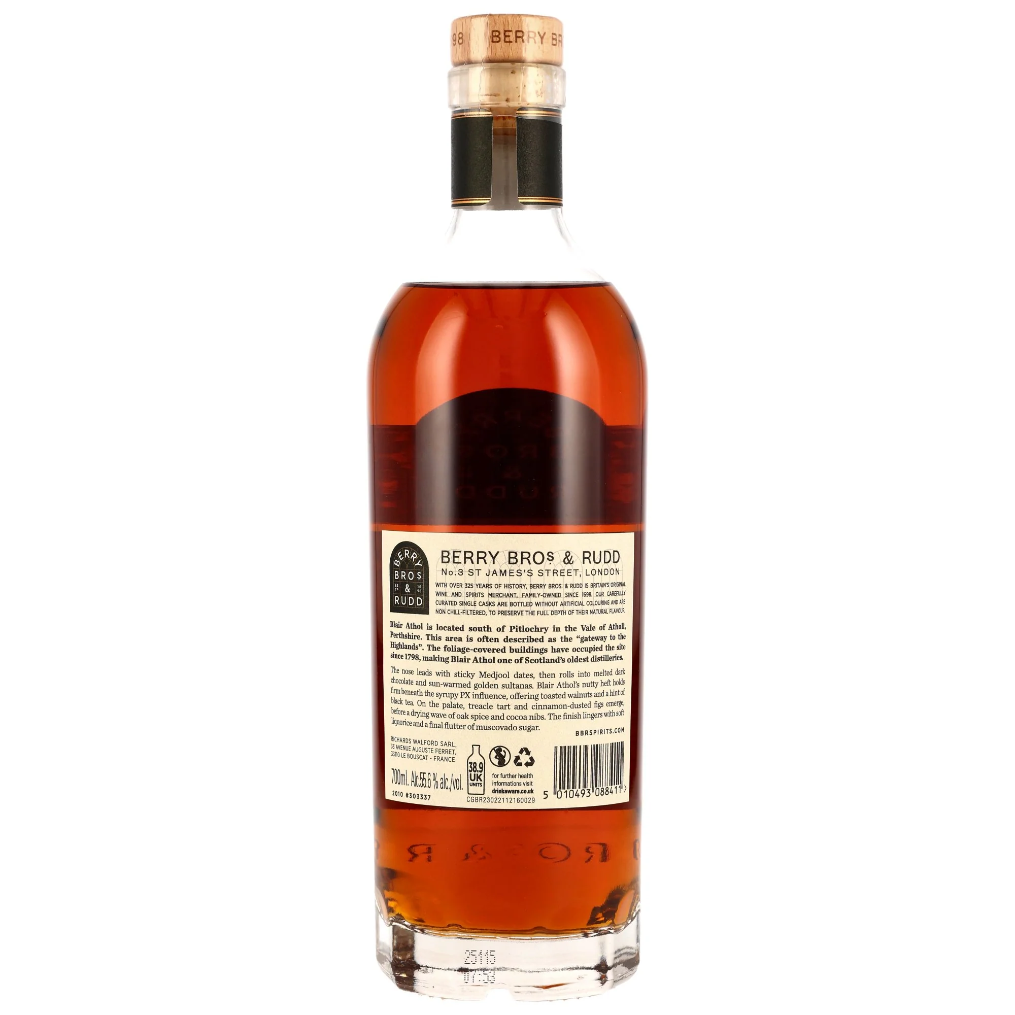 Blair Athol 14 Jahre 2010/2025  PX Cask Finish #303337 Berry Bros & Rudd  55,6% 0,7l - Image 2