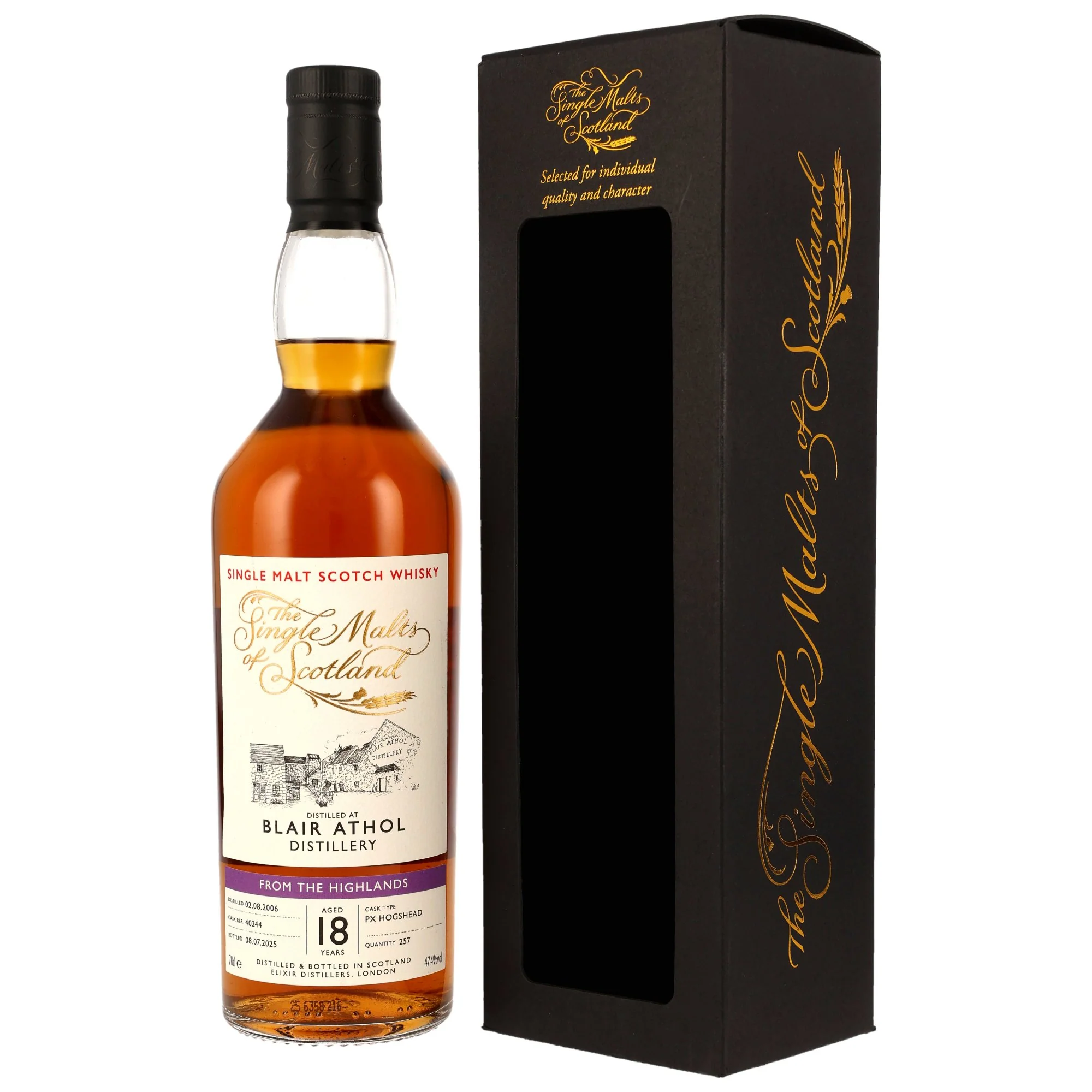 Blair Athol 2006/2025 18 Jahre SMoS PX Sherry Hogshead #40244 47,4% 0,7l