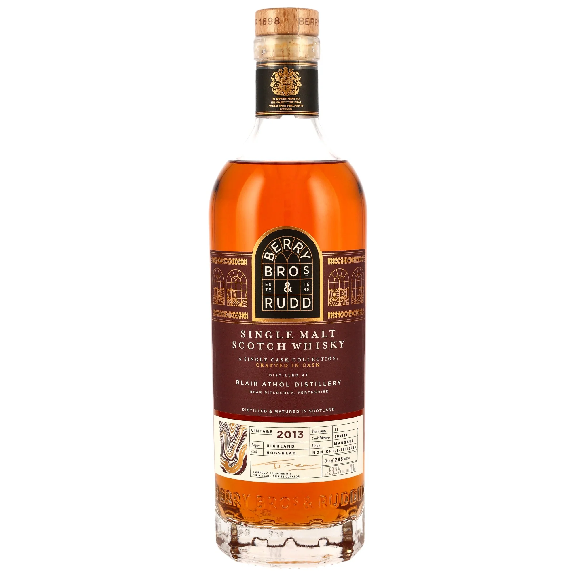 Blair Athol 2013/2025 12 Jahre Berry Bros & Rudd Margaux Finish #303639 58,2% 0,7l