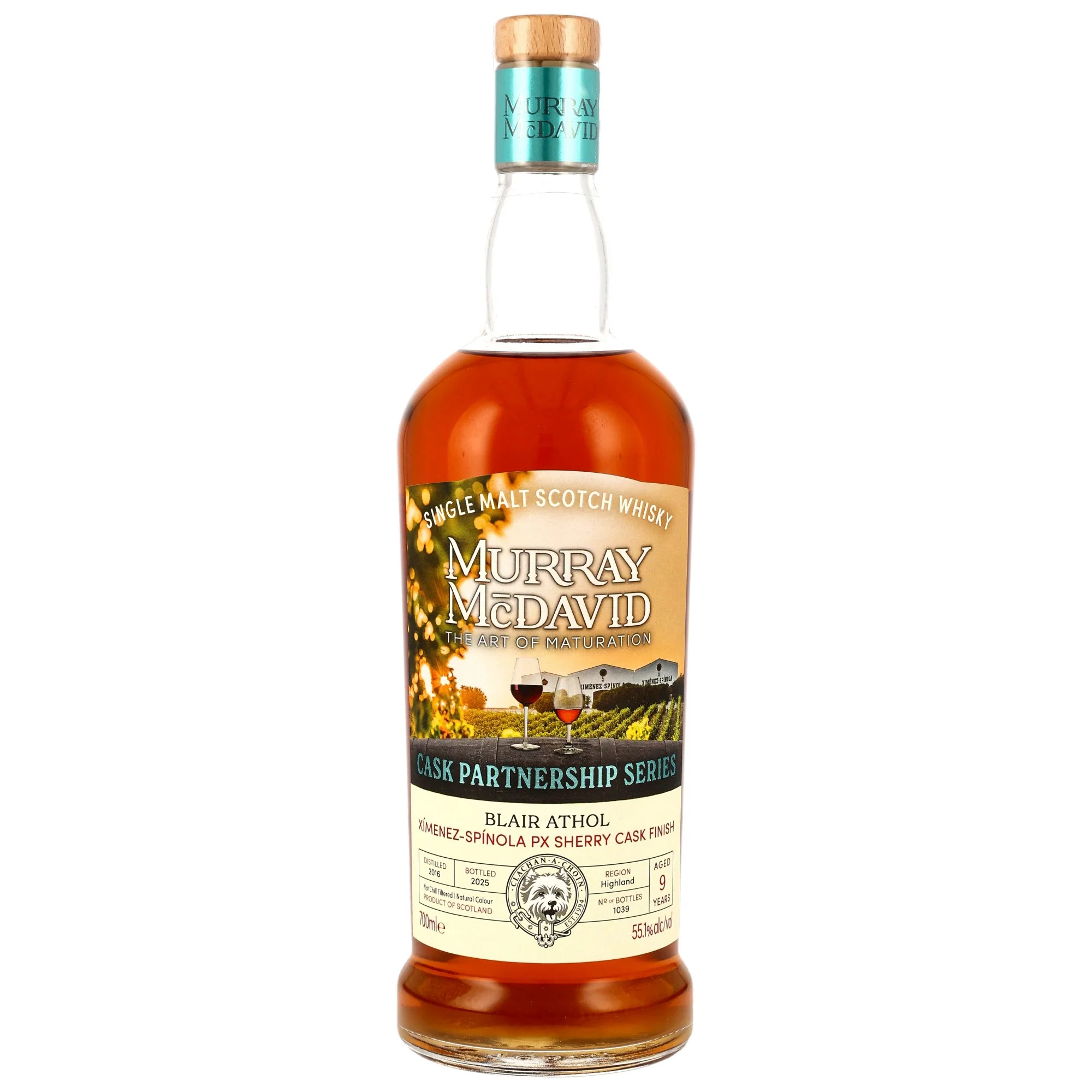 Blair Athol 9 Jahre 2016/2025 PX Sherry-Cask Partnership Murray McDavid 55,1% 0,7l