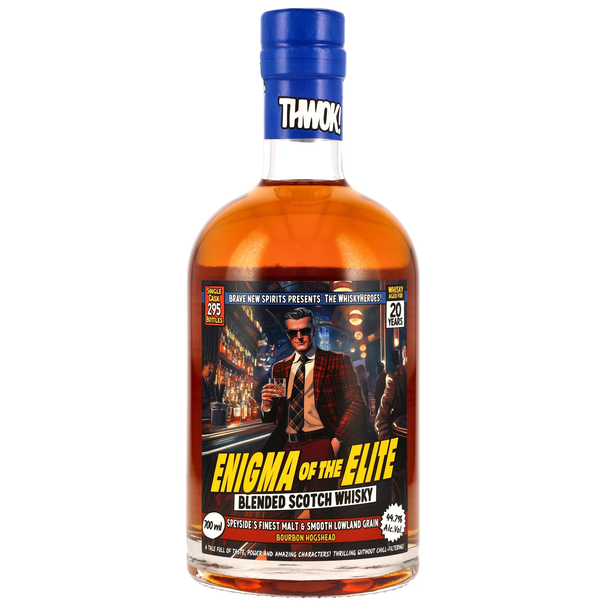 Blended Scotch 20 Jahre Heroes Enigma Of The Elite - Brave New Spirits 44,7% 0,7l