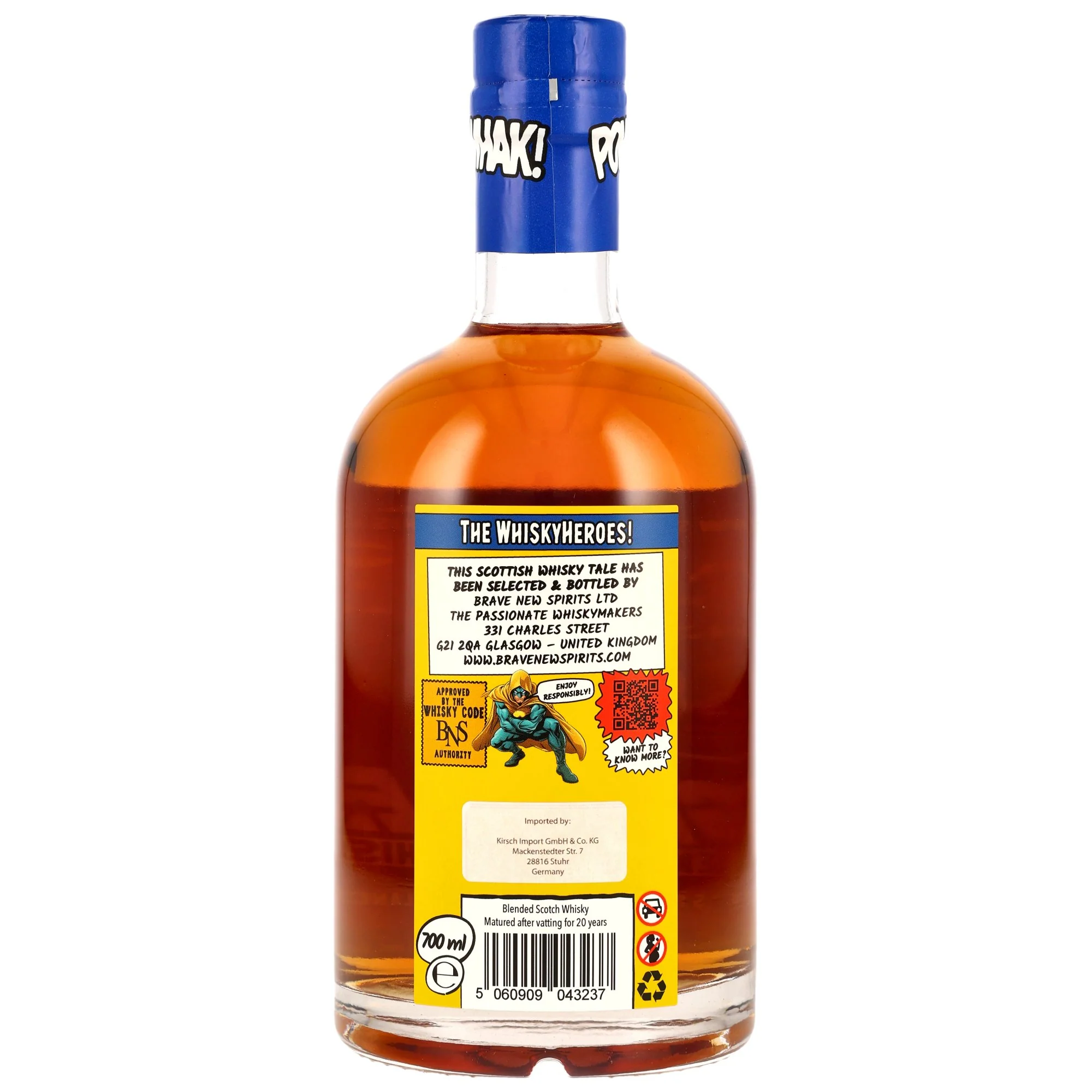 Blended Scotch 20 Jahre Heroes Enigma Of The Elite - Brave New Spirits 44,7% 0,7l - Image 2