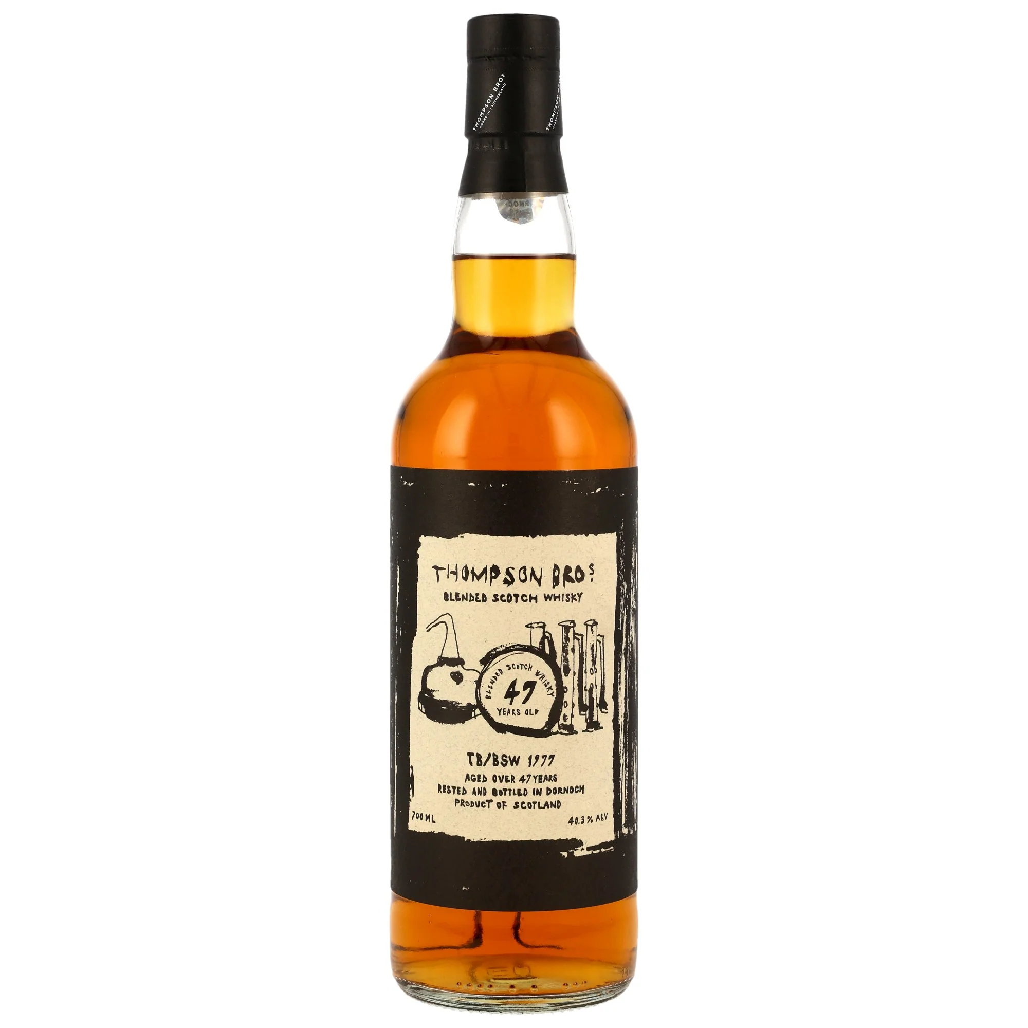 Blended Scotch Whisky TB/BSW 47 Jahre 1977/2025 Thompson Bros. 40,3% 0,7l